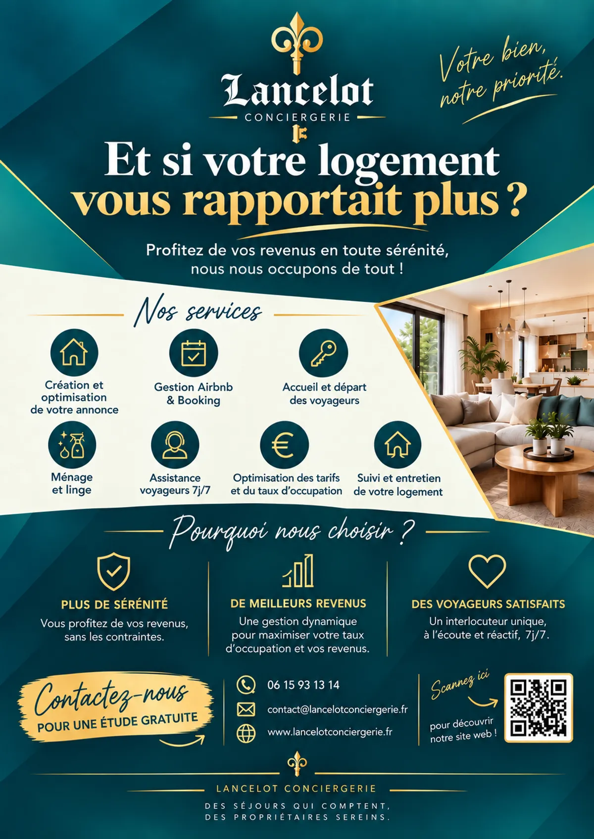 Lancelot Conciergerie  - Photo 7