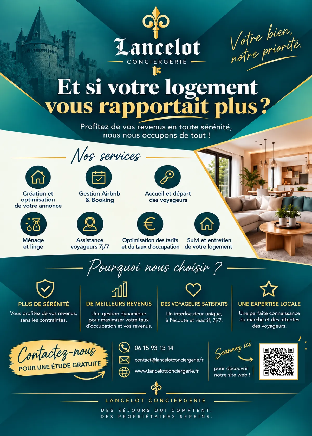 Lancelot Conciergerie  - Photo 4