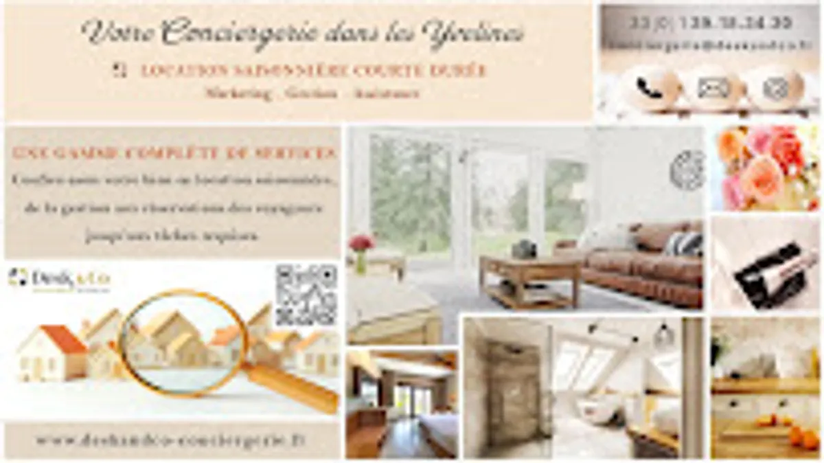 Conciergerie privée Yvelines 78 . Agence Desk&Co - France - Photo 7