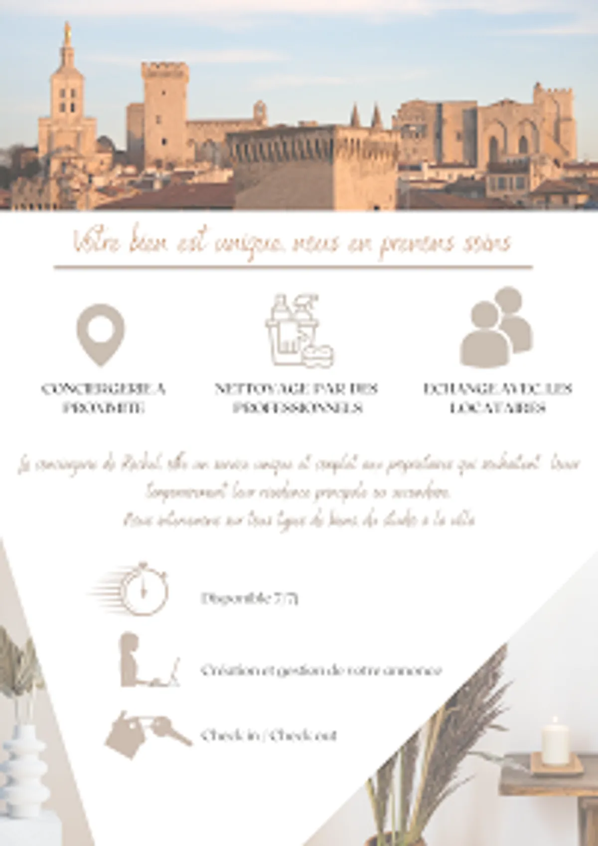 Rachel Conciergerie AVIGNON