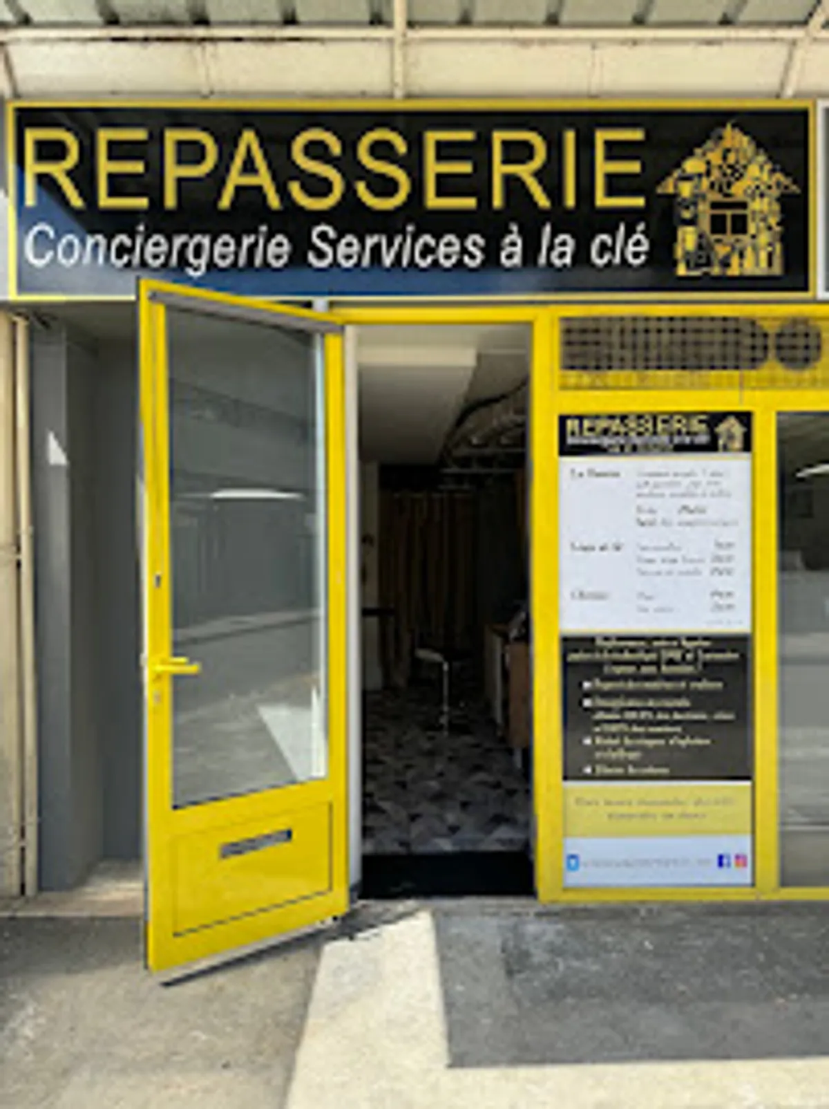 Repasserie, Conciergerie services a la clé