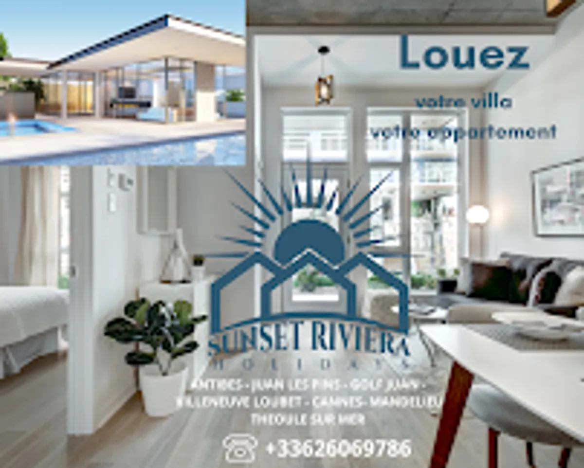 SUNSET RIVIERA HOLIDAYS - CONCIERGERIE - GESTION LOCATIVE - LOCATION SAISONNIERE SUR ANTIBES ET ALENTOURS - Photo 3