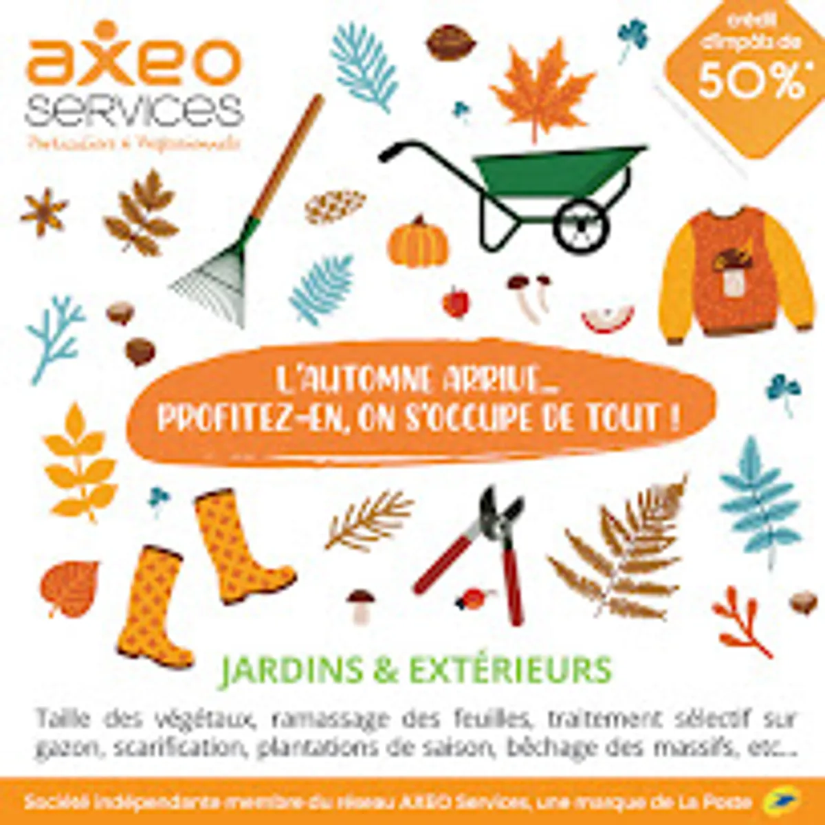 AXEO Services Abbeville - Aide à domicile - Ménage - Repassage - Jardinage - Paysagiste - Bricolage - Elagage - Photo 3