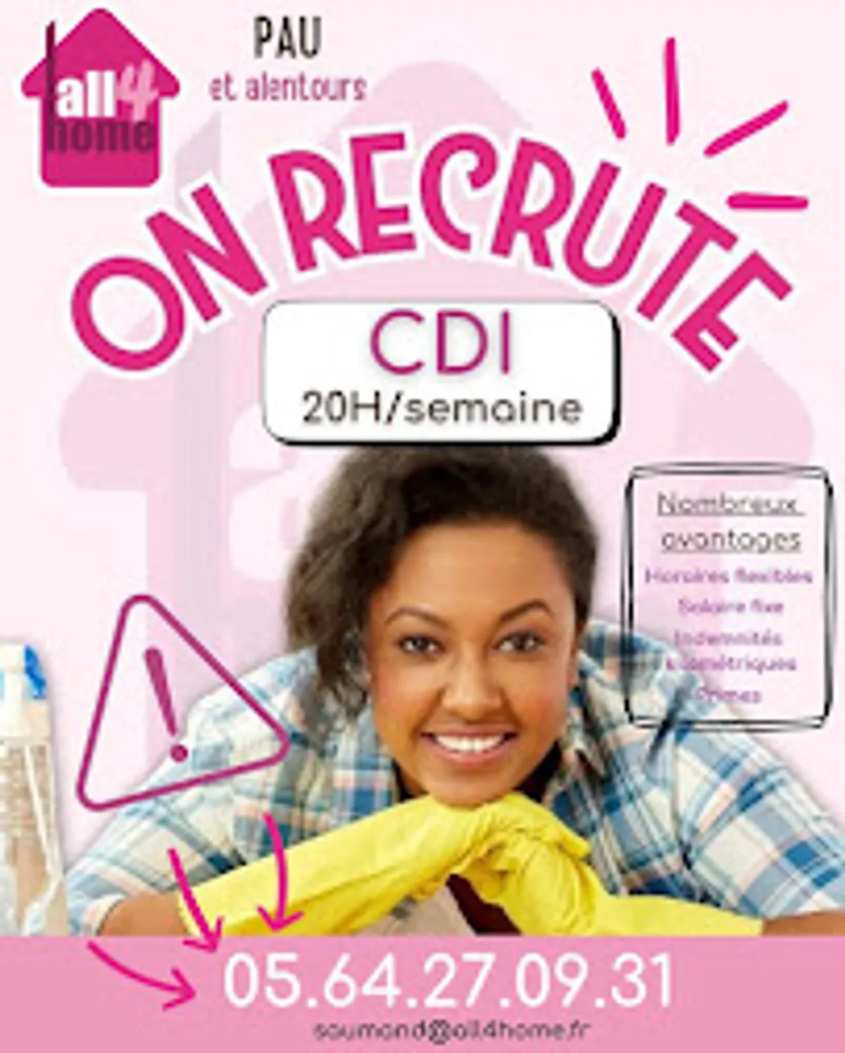 All4Home Pau - Service de ménage et garde d'enfants