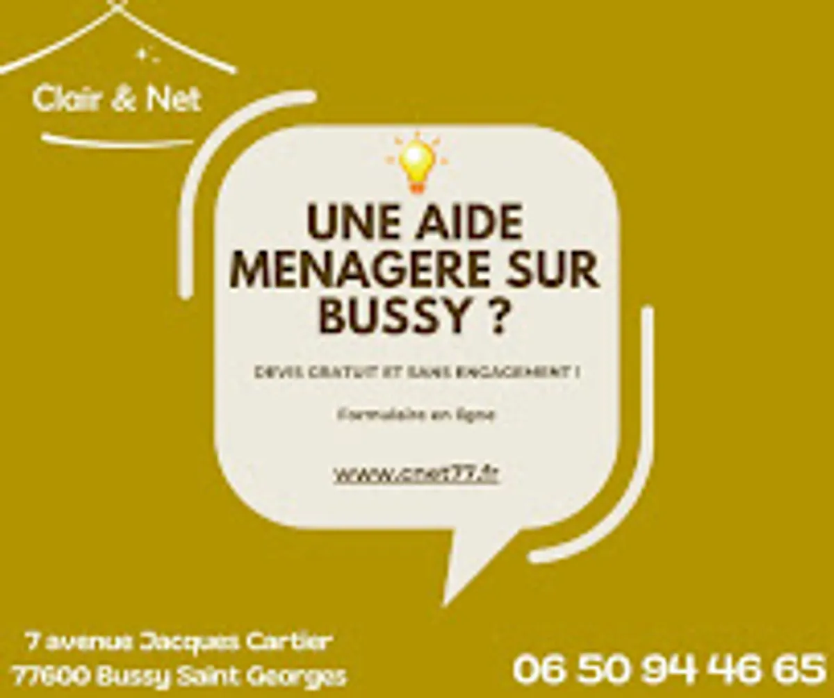 Clair & Net - ménage repassage entretien du domicile Bussy Saint Georges - Photo 3