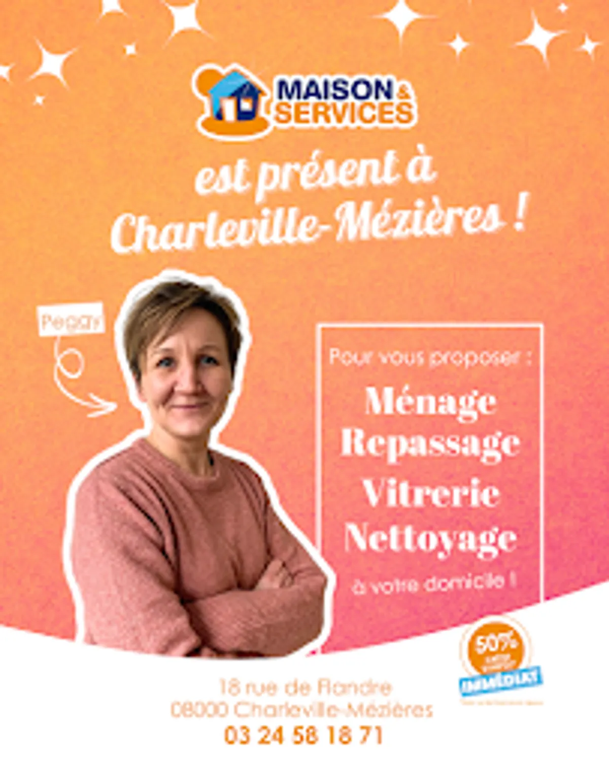 Maison et Services Charleville Mézières | Ménage, repassage, nettoyage des vitres - Photo 3