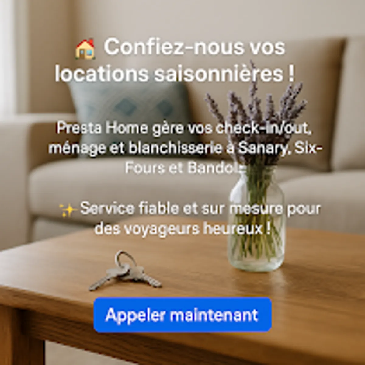 Service de ménage conciergerie Presta Home Sanary-sur-Mer - Photo 4