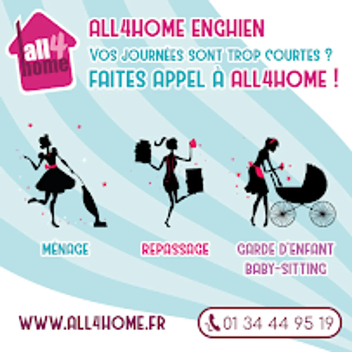 Ménage et Garde d'enfants à Enghien-les-Bains - All4Home - Photo 7