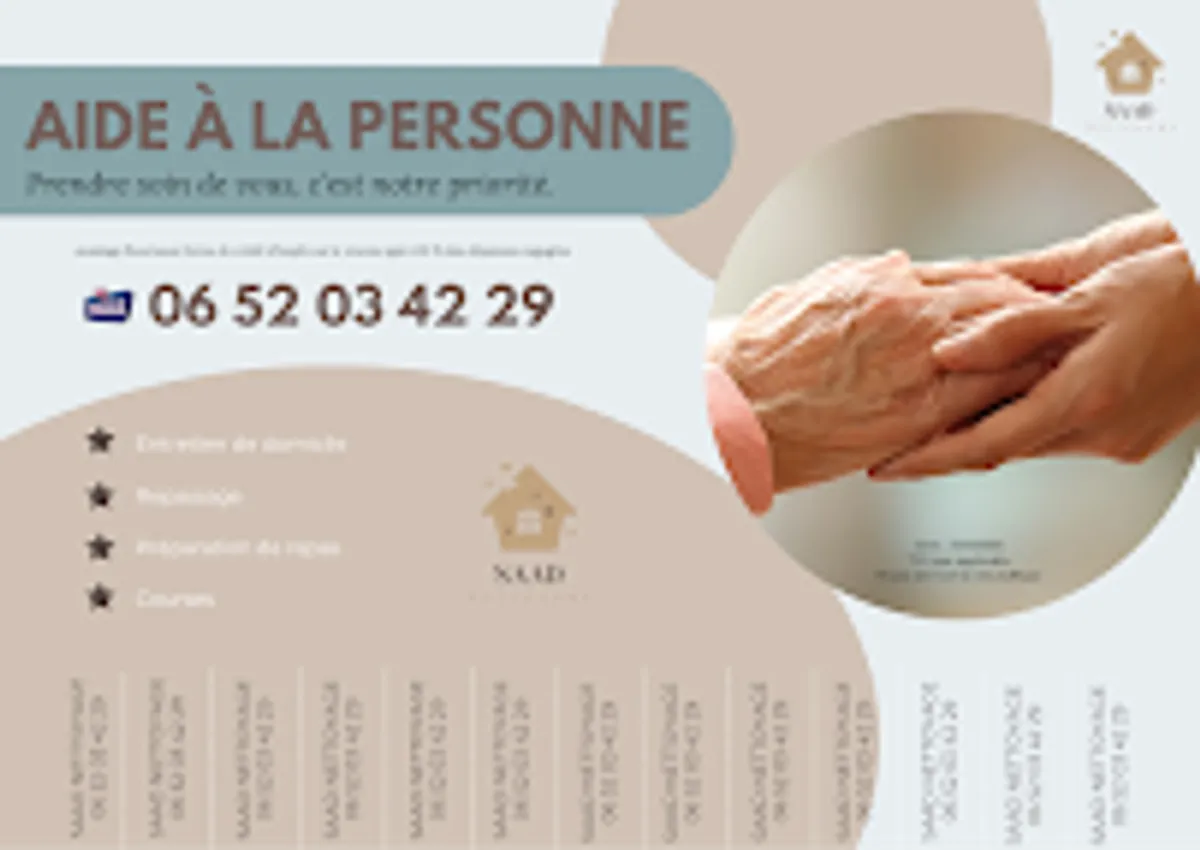SAAD : Votre Service d'Aide à domicile - Ménage - Repas - Accompagnement personnalisé - "SAAD NETTOYAGE" VICHY 03