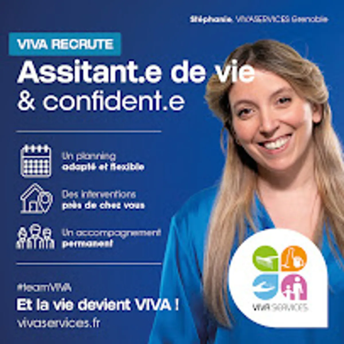 VIVASERVICES Moret-sur-Loing - Ménage, Aide aux personnes âgées, Garde d’enfants, Jardinage, Téléassistance - Photo 5