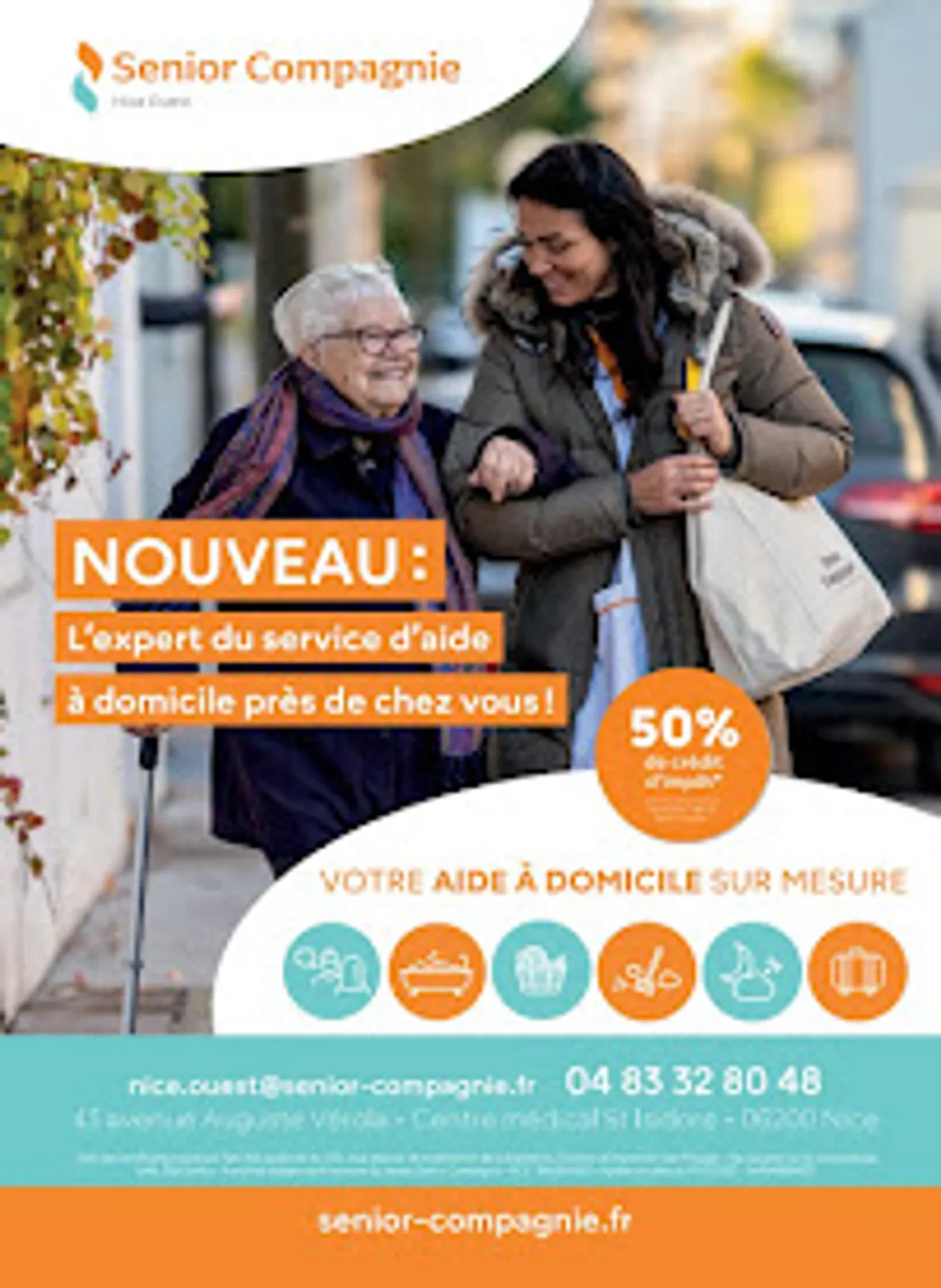 Aide à domicile - Senior Compagnie Nice Ouest - Photo 2