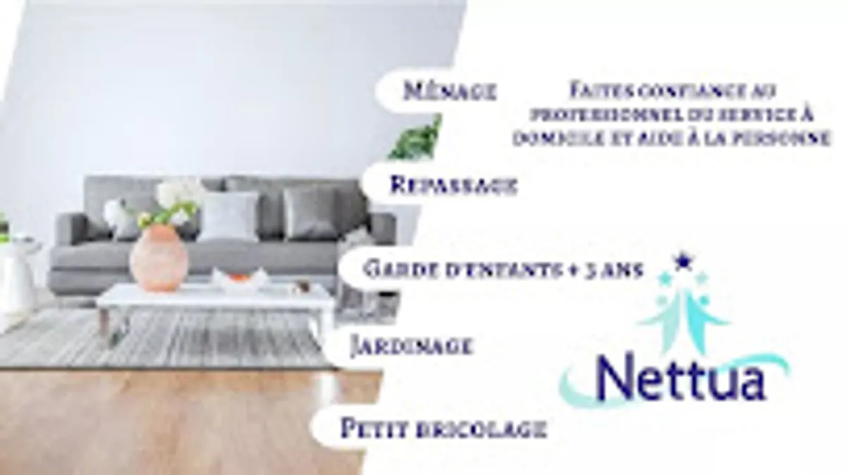 Nettua - Marcq-en-Barœul - Aide à domicile - Ménage - Jardinage - Photo 4