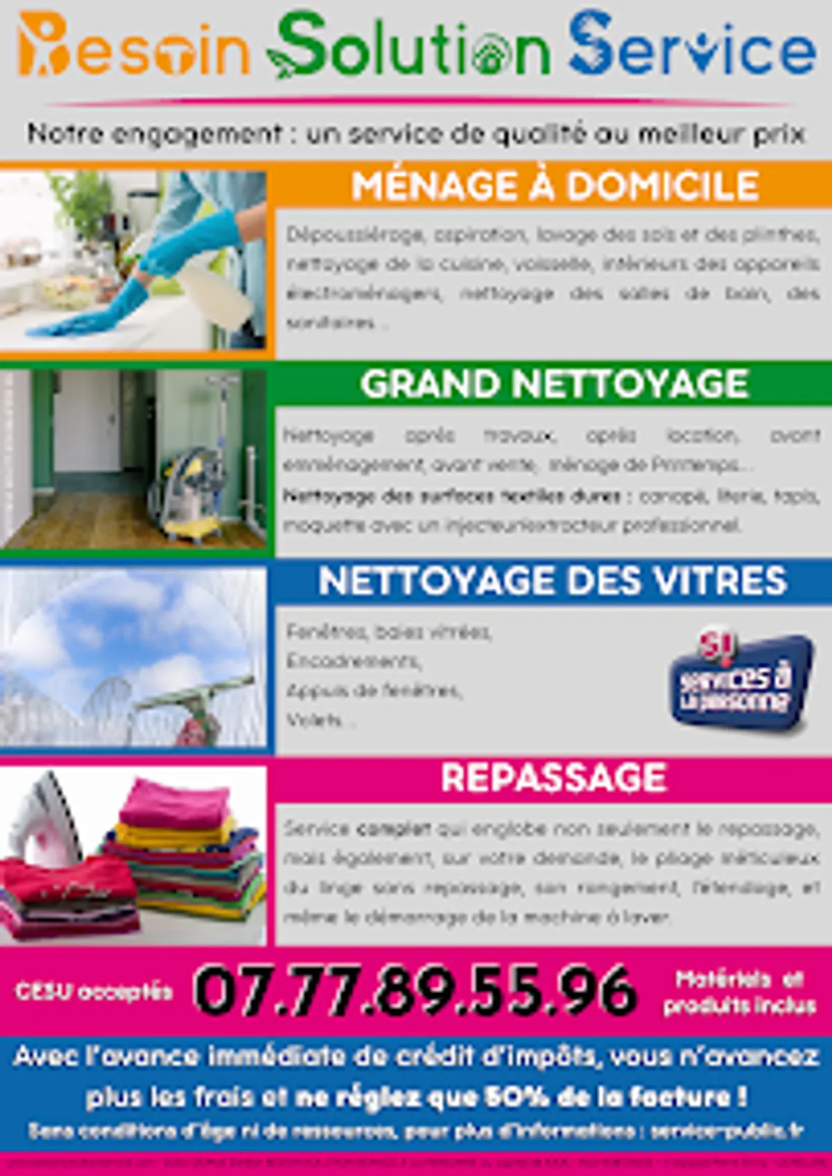 Dumas Siméon - Besoin Solution Service à la Personne - Ménage - Génelard - Photo 4