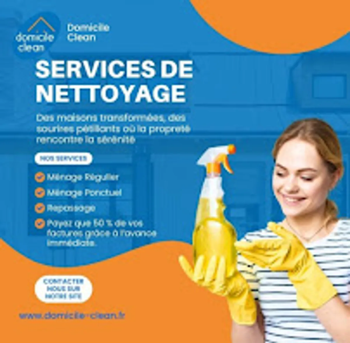 DOMICILE CLEAN Colombes- Service de ménage à domicile et aide à domicile. - Photo 3