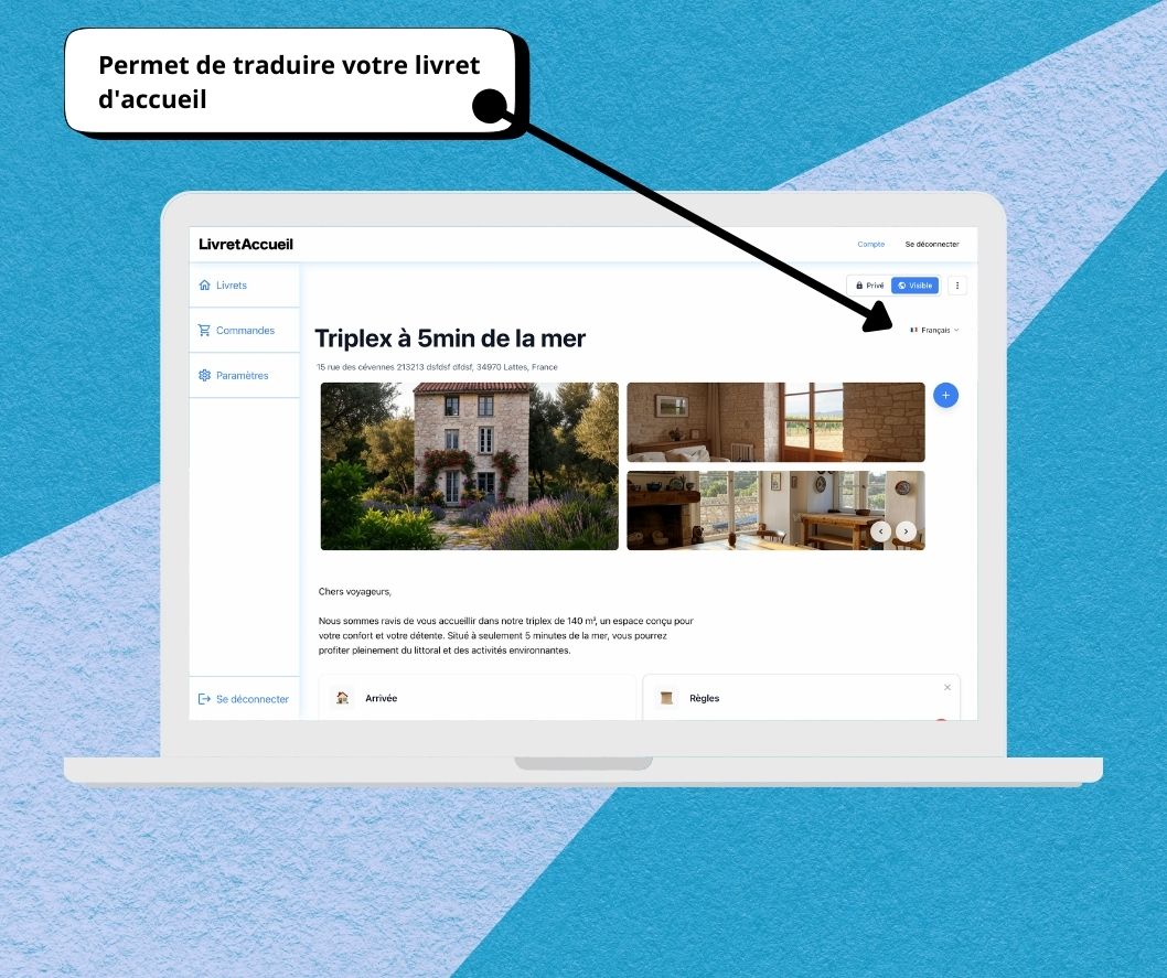 Traduisez votre livret d'accueil automatiquement